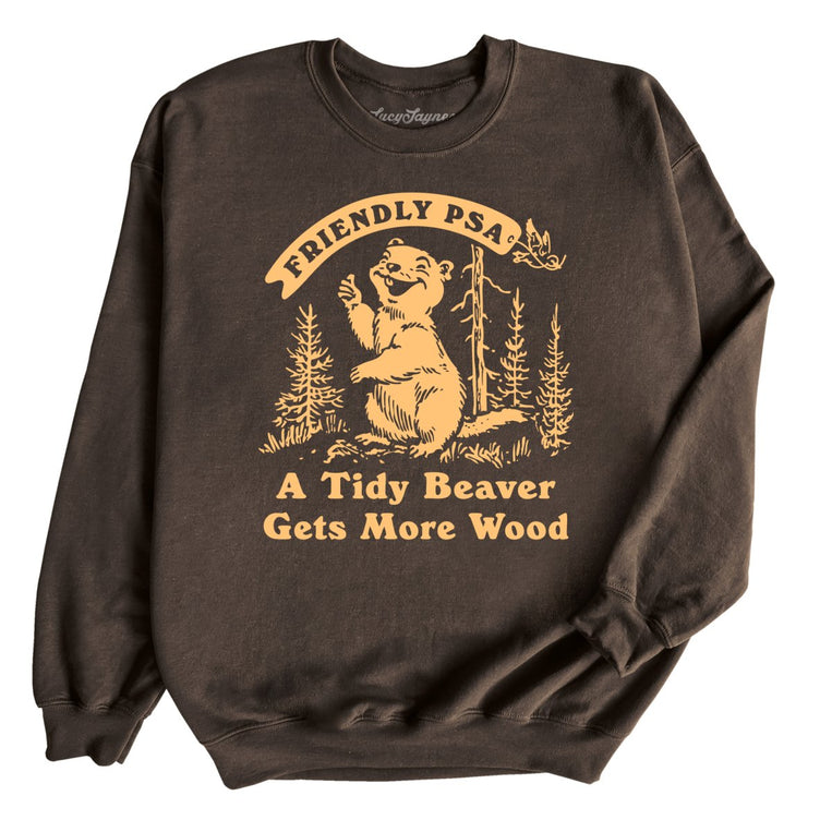 A Tidy Beaver Gets More Wood Graphic Sweatshirt