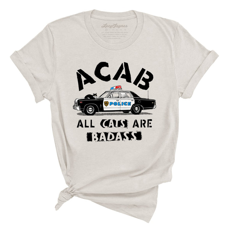ACAB All Cats Graphic Tee - Heather Dust