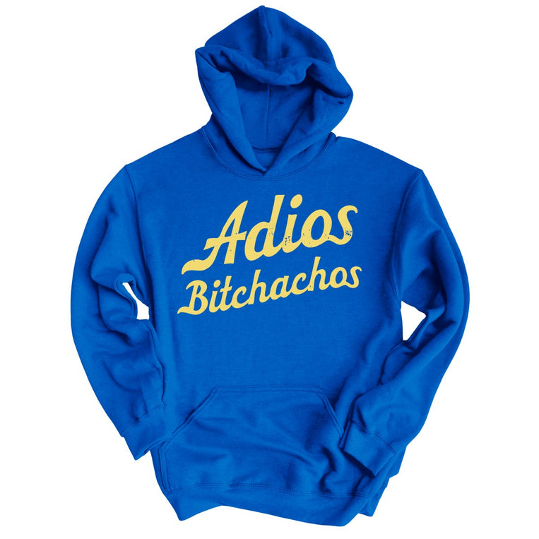 Adios Bitchachos Graphic Hoodie - Royal