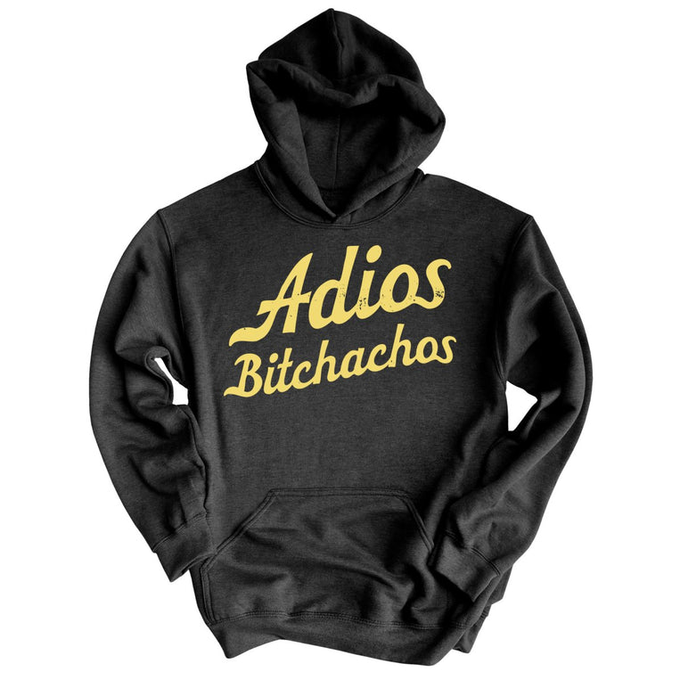 Adios Bitchachos Graphic Hoodie - Charcoal Heather