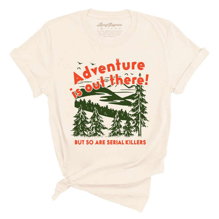 Adventure Is Out There Graphic Tee - Natural