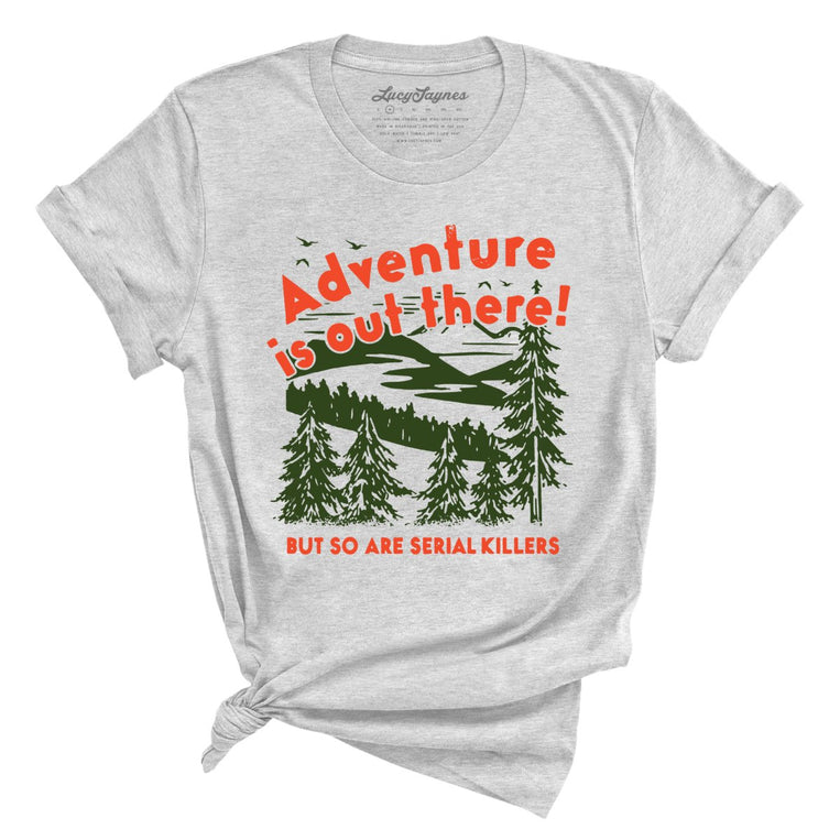 Adventure Is Out There Graphic Tee - Athletic Heather