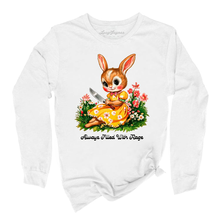 Always Filled With Rage Graphic Long Sleeve Tee