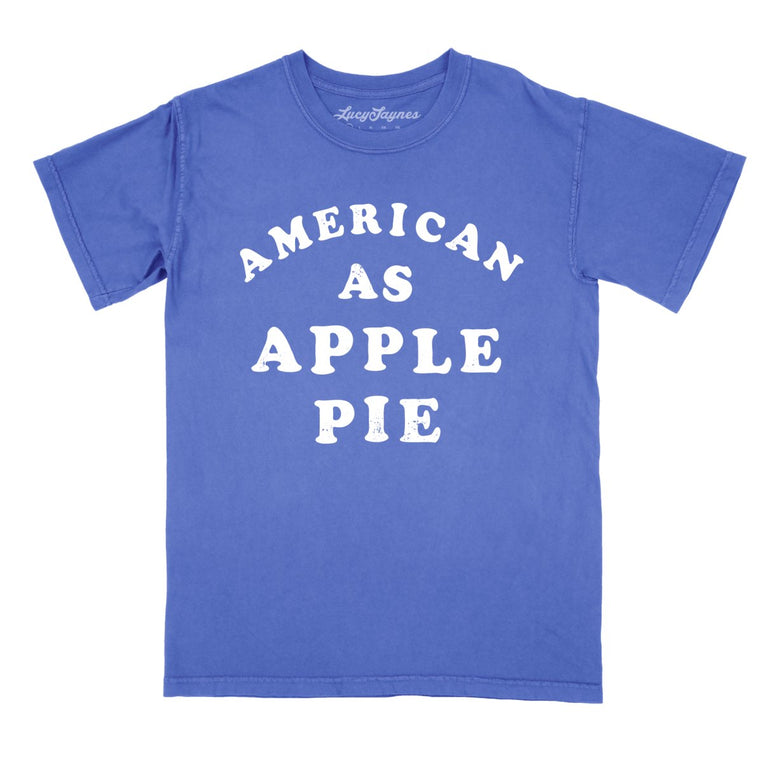 American As Apple Pie Comfort Colors Graphic Tee