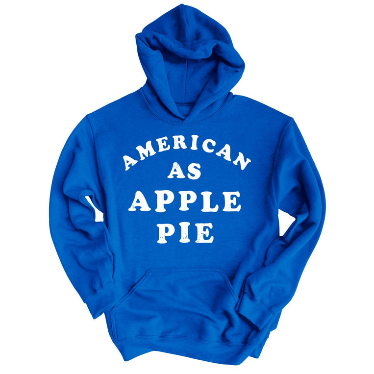 American As Apple Pie Graphic Hoodie - Royal