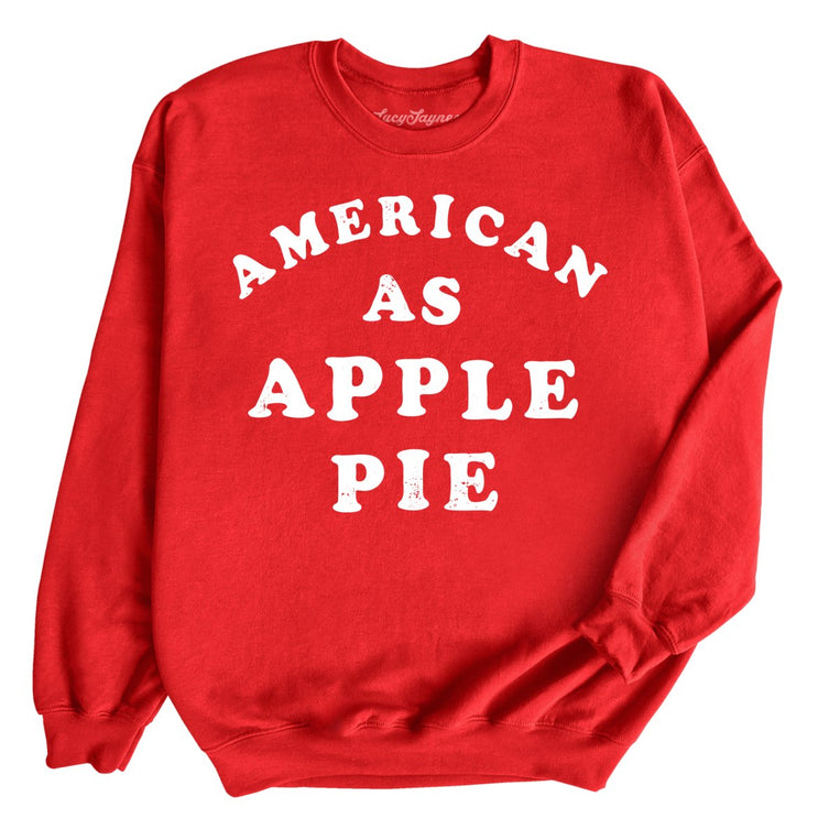 American As Apple Pie Graphic Sweatshirt