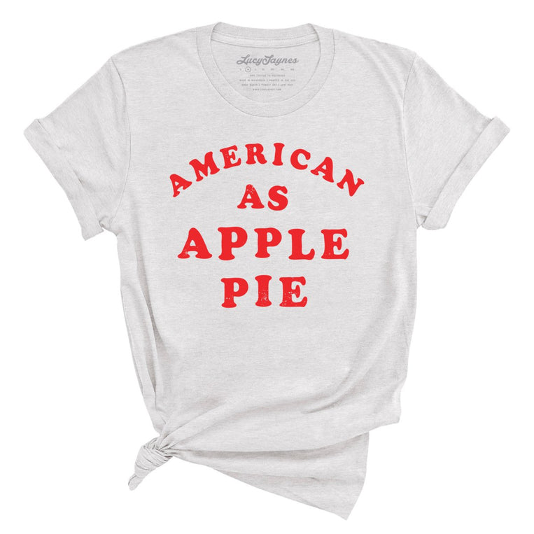 American As Apple Pie Graphic Tee - Ash