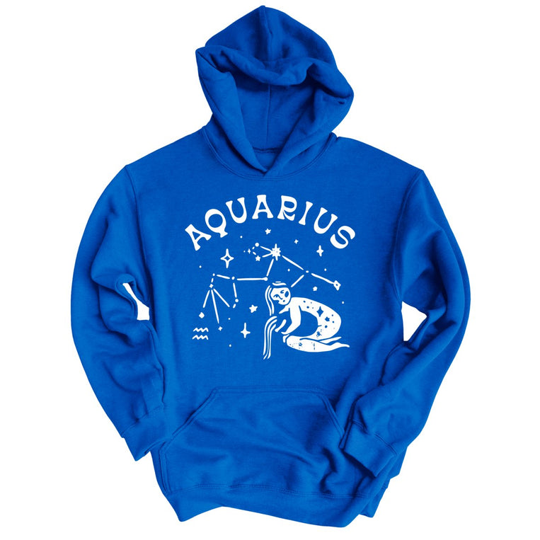 Aquarius Graphic Hoodie - Royal