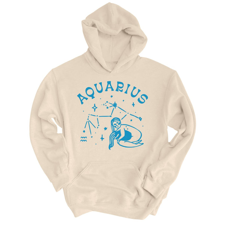Aquarius Graphic Hoodie - Sand