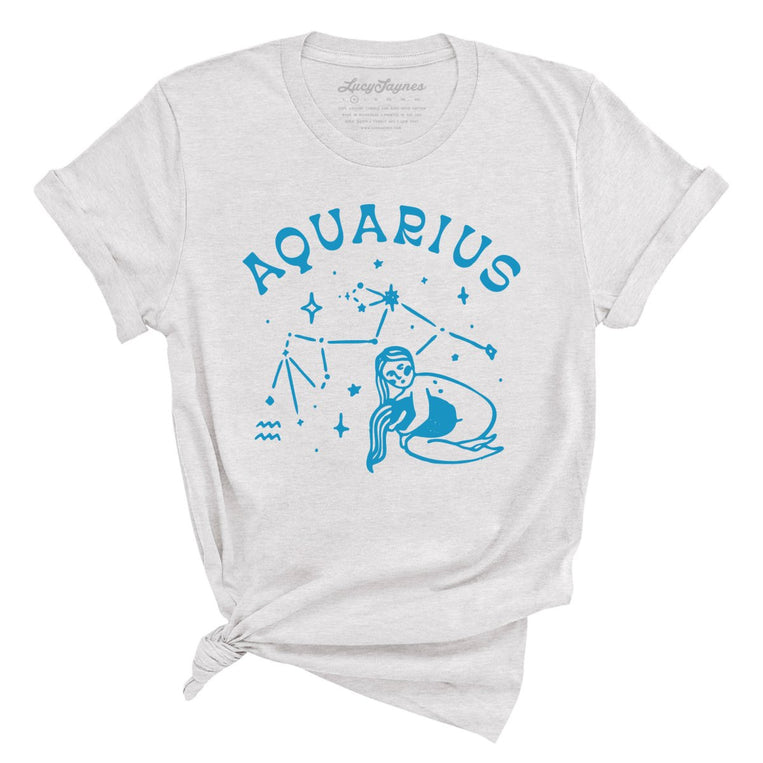 Aquarius Graphic Tee - Ash