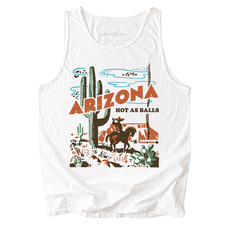 Arizona Hot As Balls Comfort Colors Tank Top