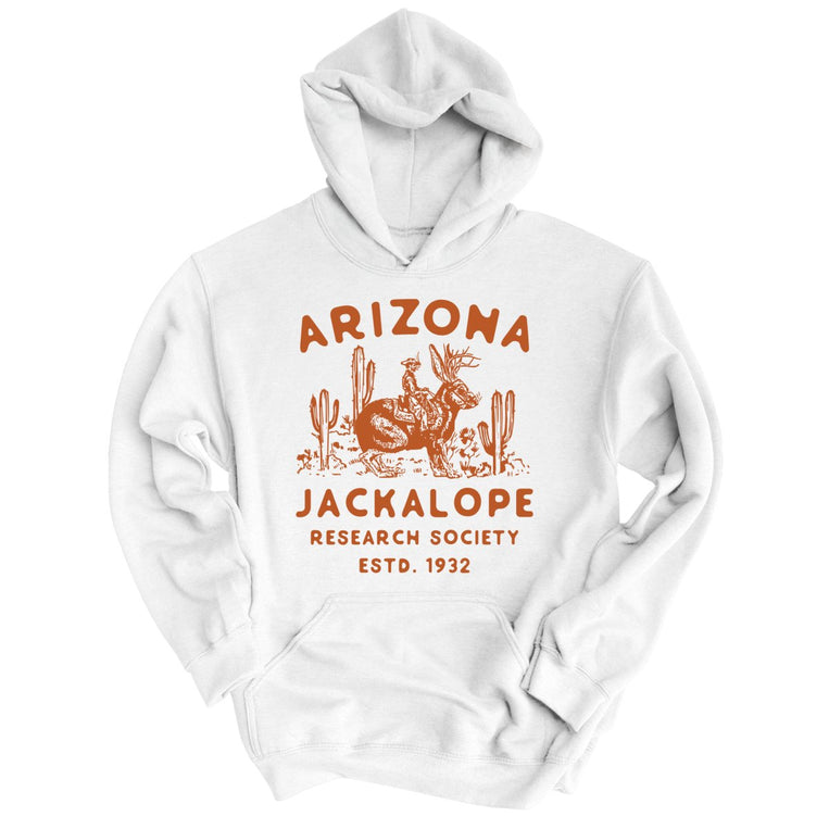 Arizona Jackalope Research Society Graphic Hoodie - White