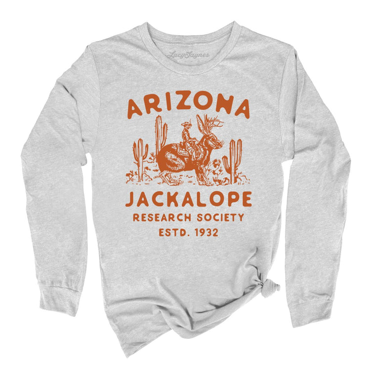 Arizona Jackalope Research Society Graphic Long Sleeve Tee - Athletic Heather
