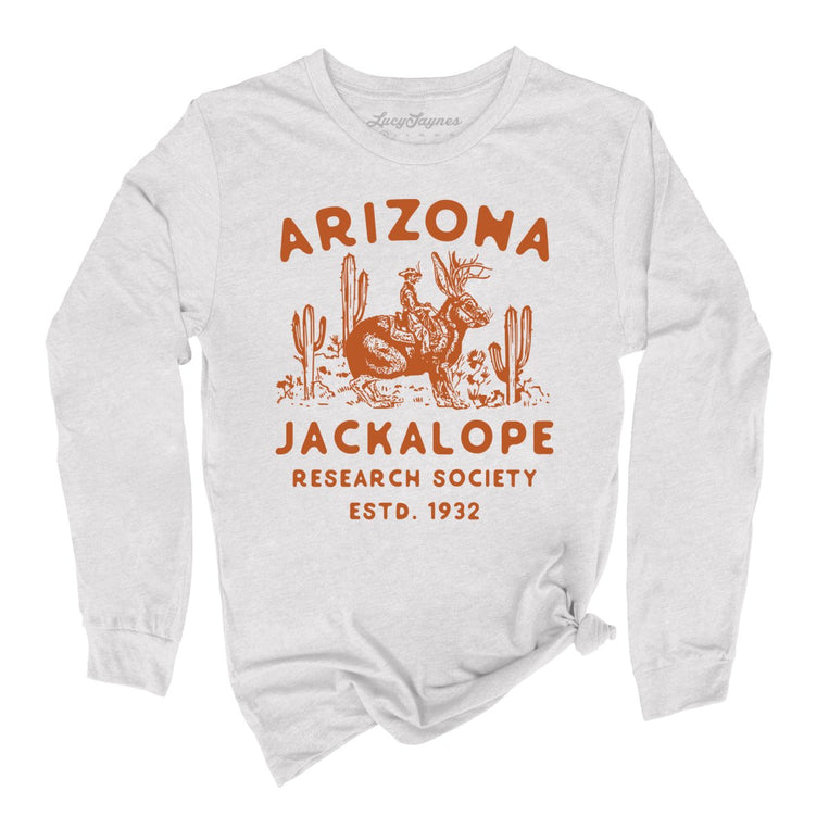 Arizona Jackalope Research Society Graphic Long Sleeve Tee - Ash