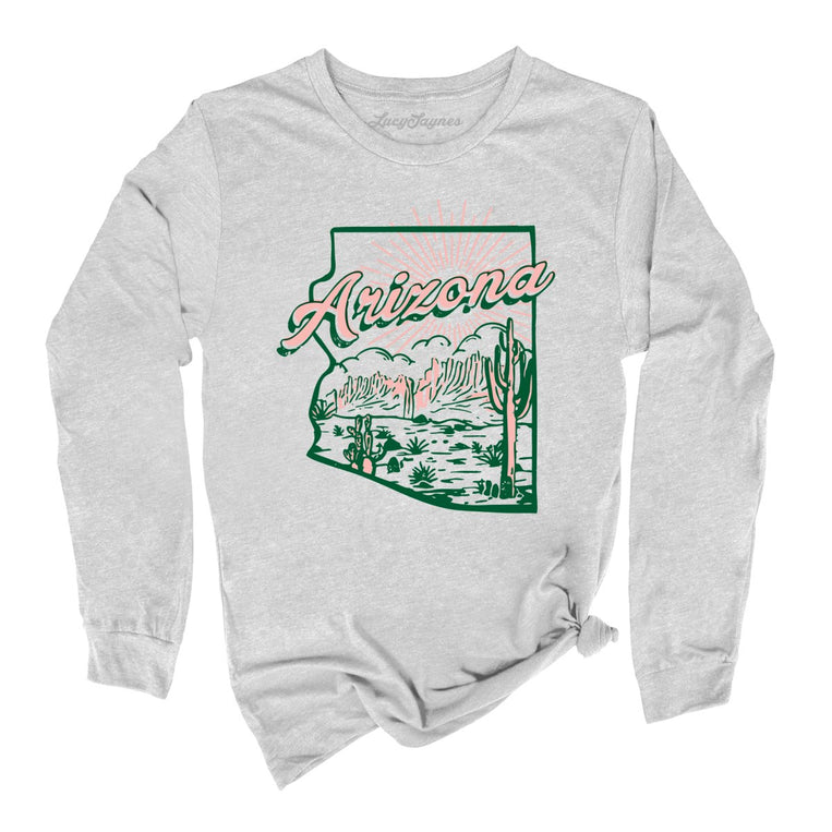 Arizona Graphic Long Sleeve Tee - Athletic Heather
