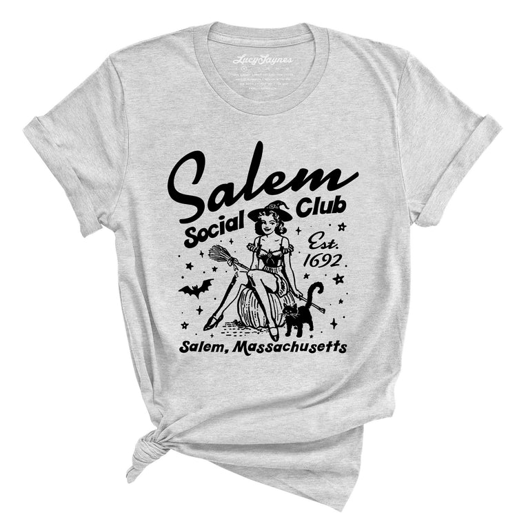 Salem Social Club Graphic Tee - Athletic Heather