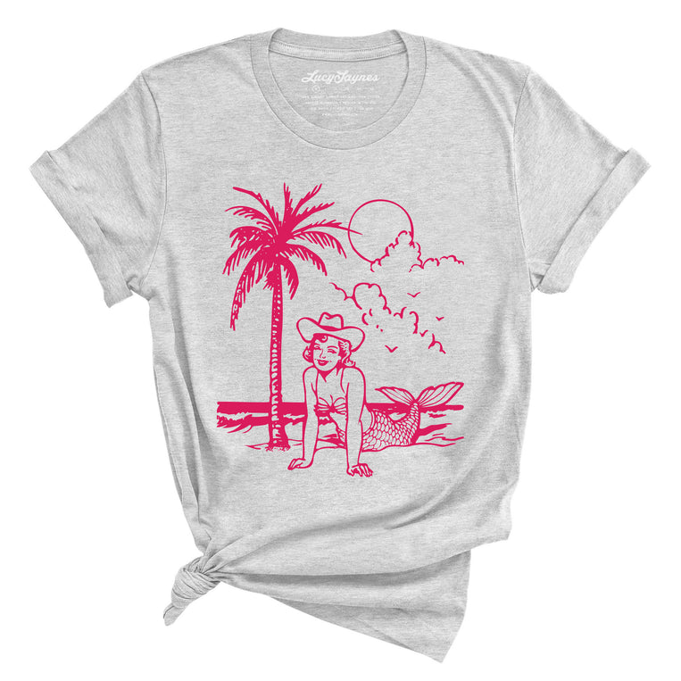 Coastal Cowgirl Graphic Tee - Athletic Heather