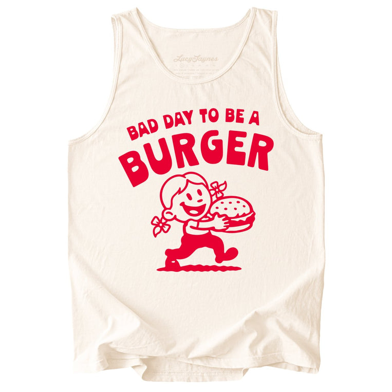 Bad Day To Be A Burger - Ivory - Tank Top