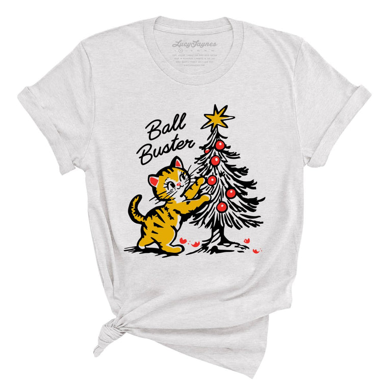 Ball Buster Graphic Tee - Ash