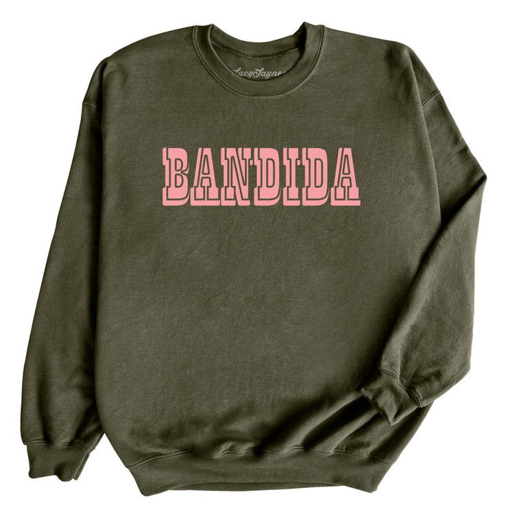 Bandida Graphic Sweatshirt - Military Green