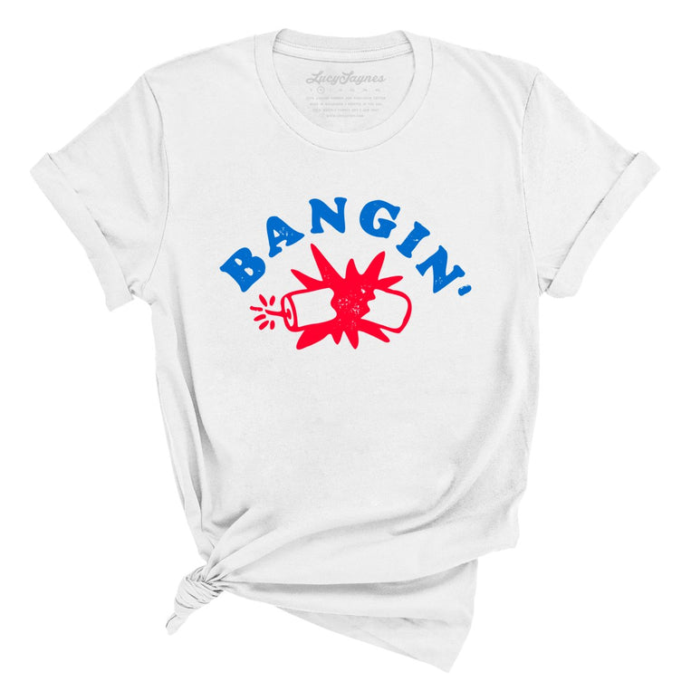 Bangin' Graphic Tee - White