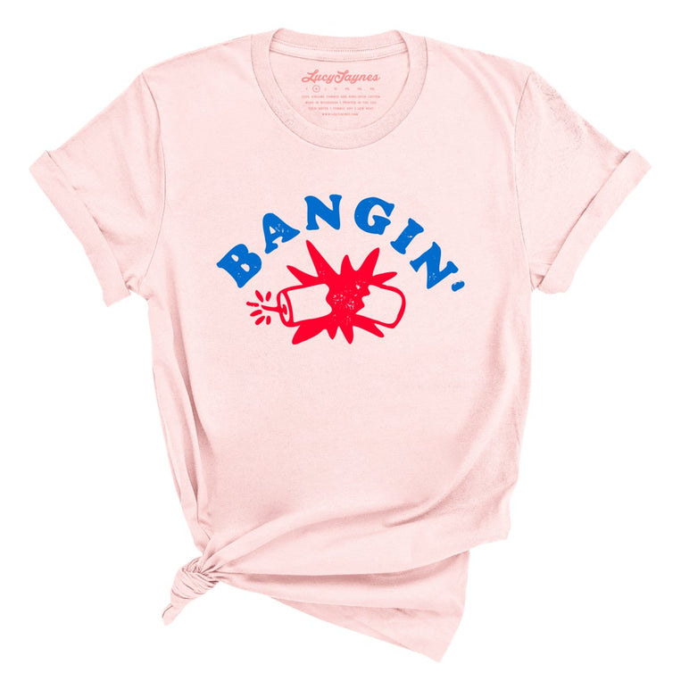 Bangin' Graphic Tee - Soft Pink