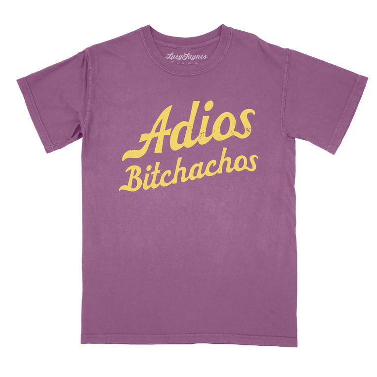 Adios Bitchachos Comfort Colors Graphic Tee - Berry