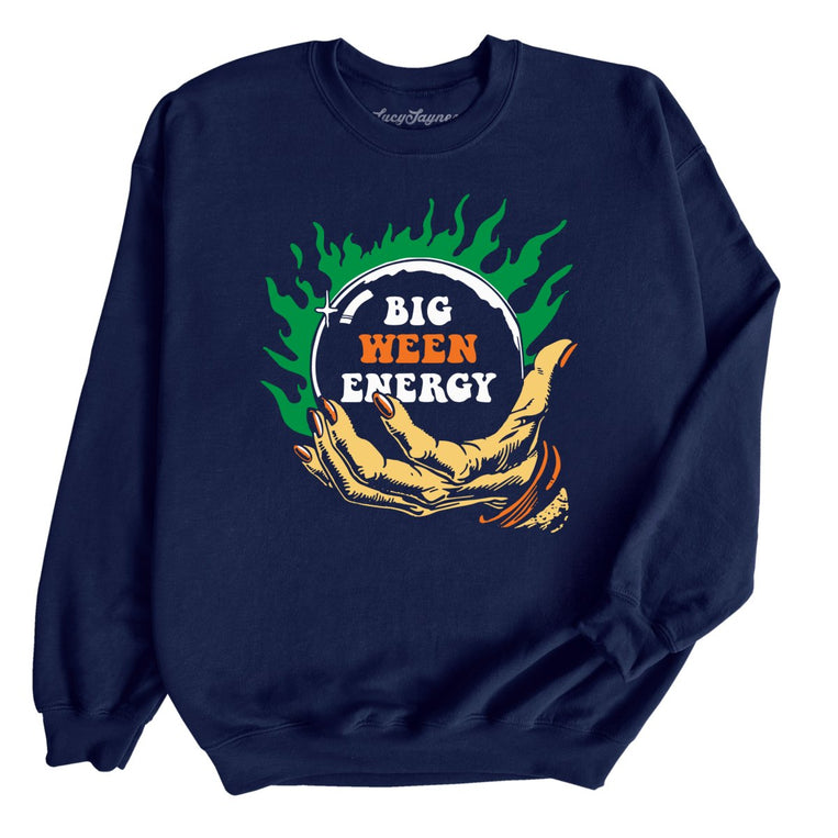 Big Ween Energy Graphic Sweatshirt - Navy