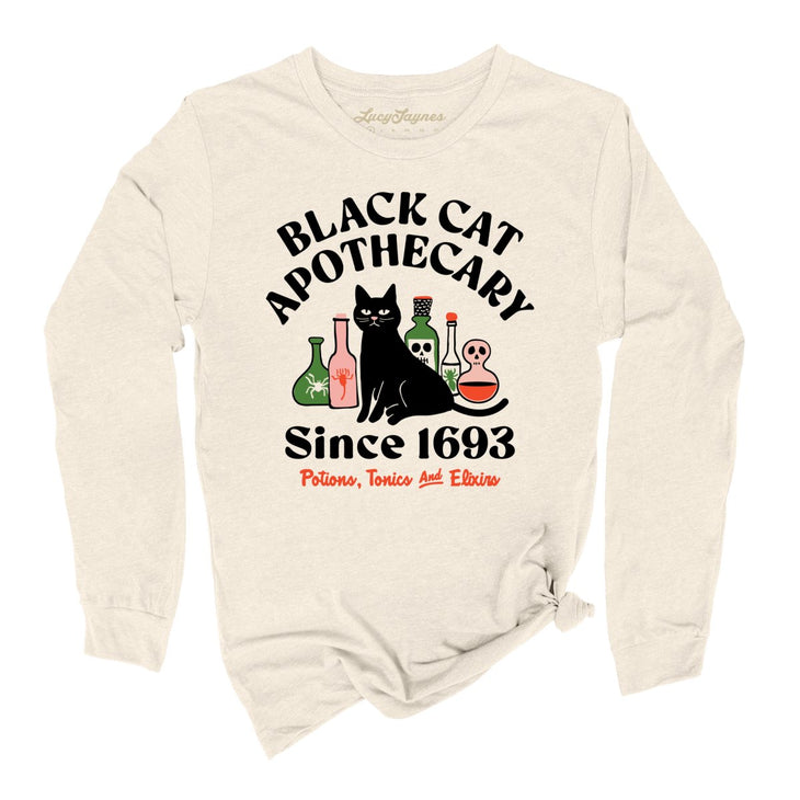 Black Cat Apothecary Long Sleeve Tee