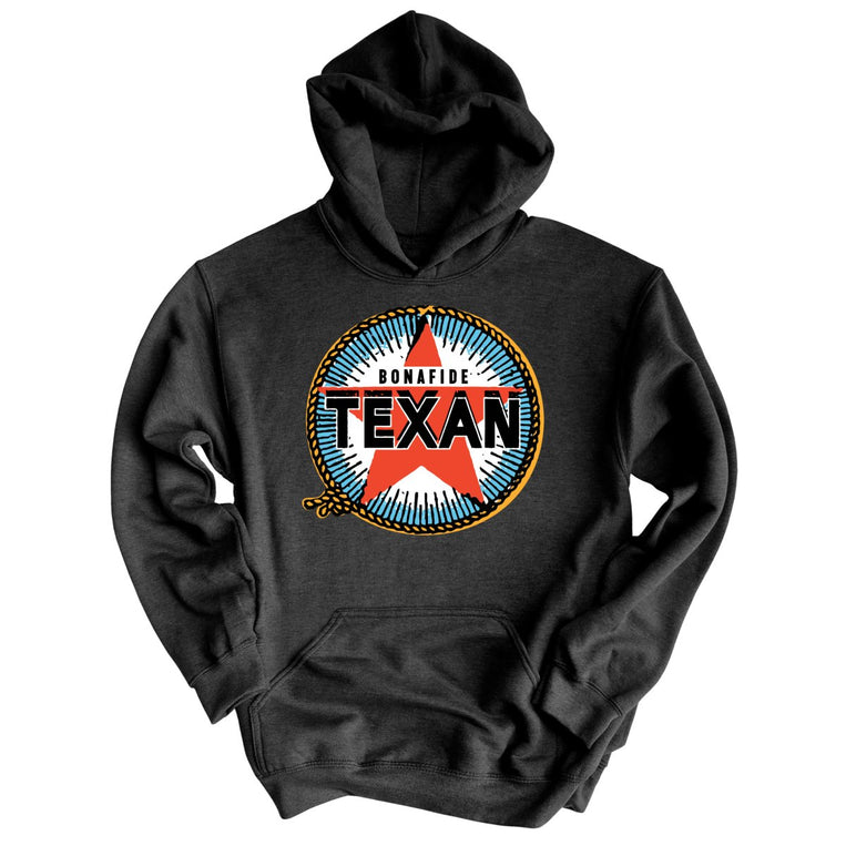 Bonafide Texan Graphic Hoodie - Charcoal Heather