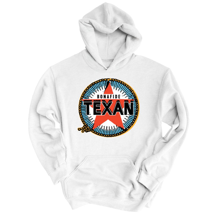 Bonafide Texan Graphic Hoodie - White