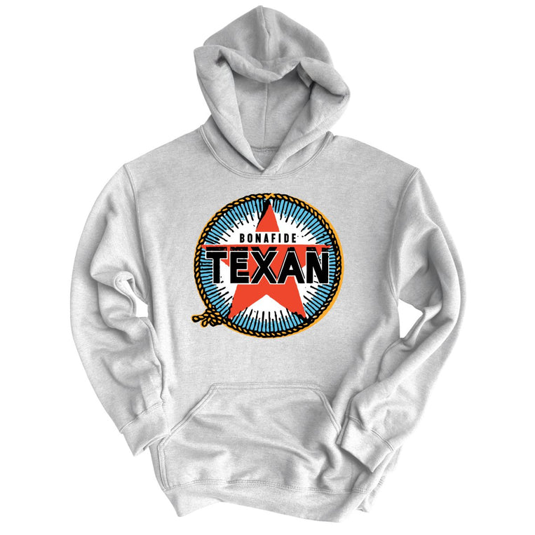 Bonafide Texan Graphic Hoodie - Grey Heather