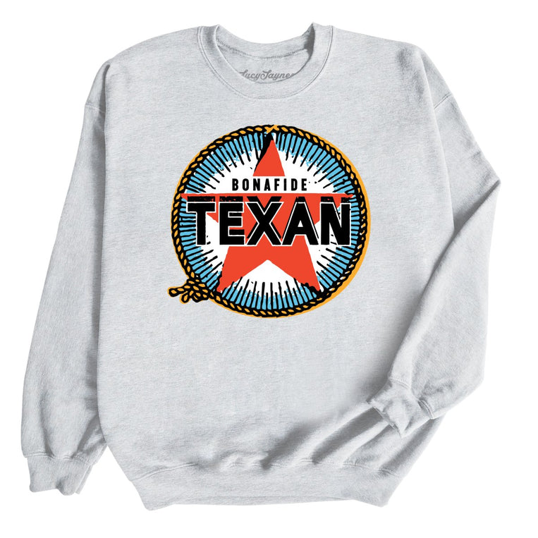 Bonafide Texan Graphic Sweatshirt - Ash