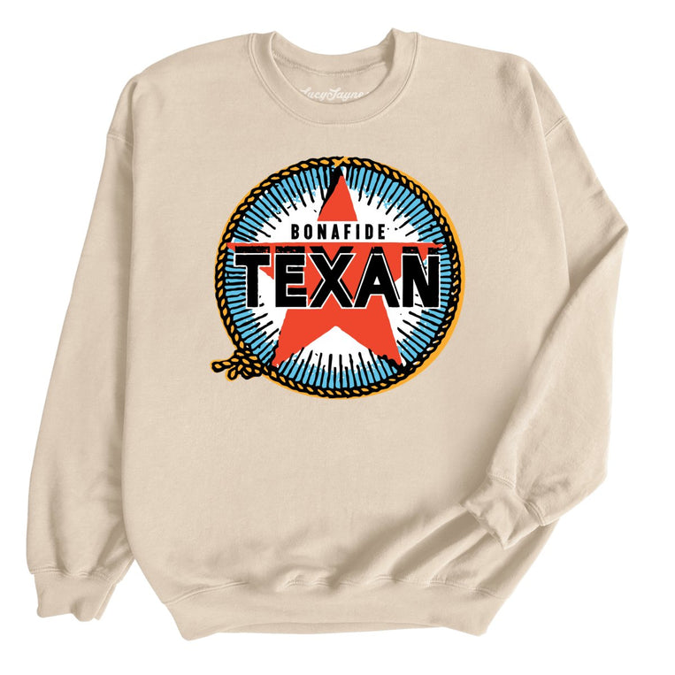 Bonafide Texan Graphic Sweatshirt - Sand