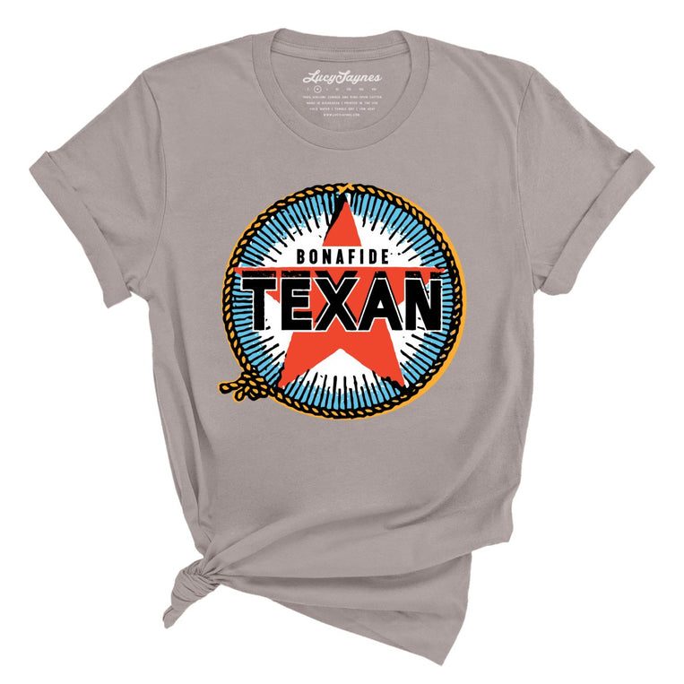Bonafide Texan Graphic Tee - Pebble Brown