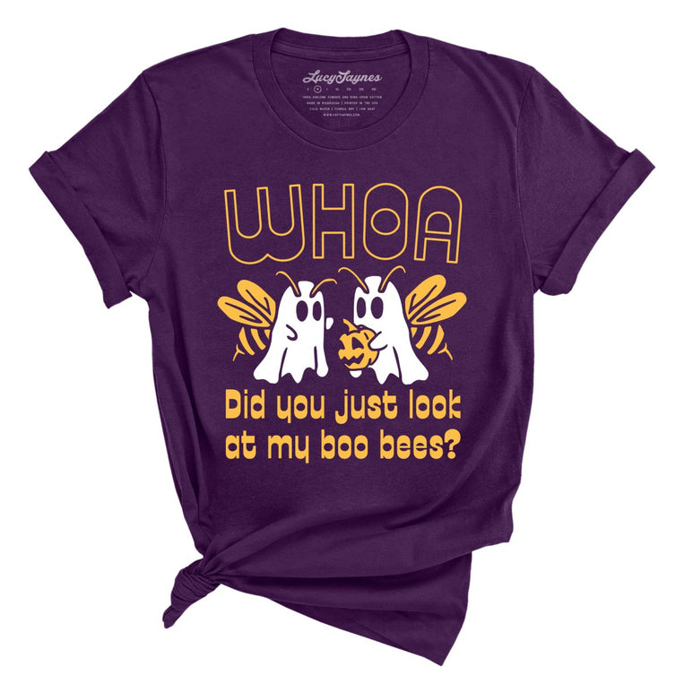 Boo Bees Graphic Tee - Team Purple