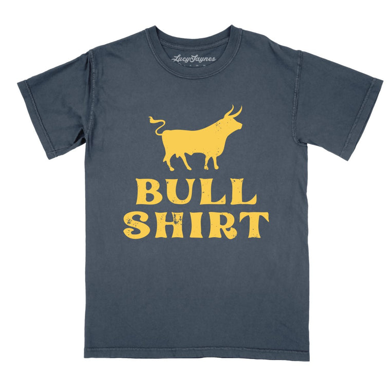 Bull Shirt Comfort Colors Graphic Tee - Denim