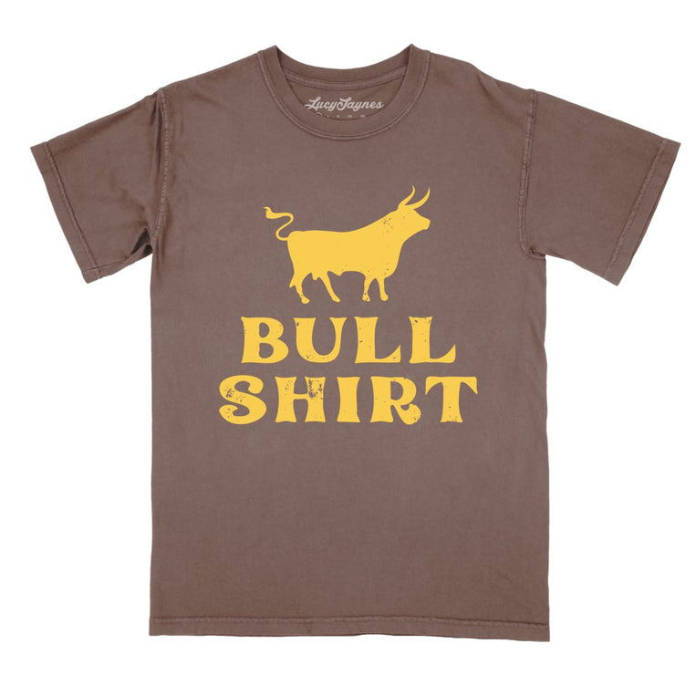 Bull Shirt Comfort Colors Graphic Tee - Espresso