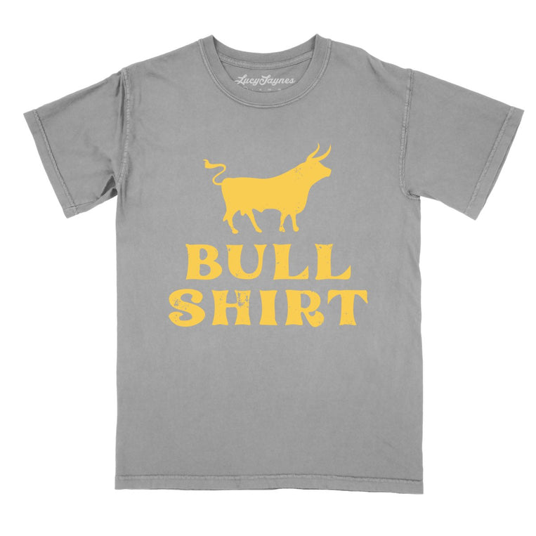 Bull Shirt Comfort Colors Graphic Tee - Grey