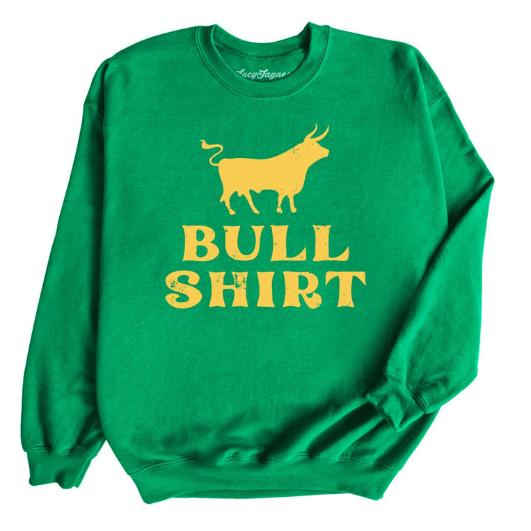 Bull Shirt Graphic Sweatshirt - Irish Green