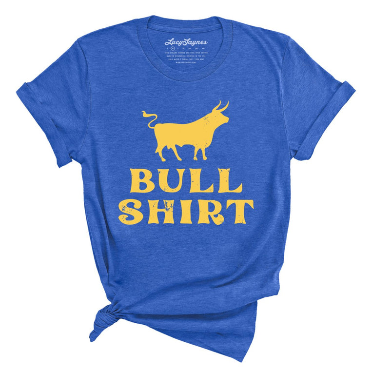 Bull Shirt Graphic Tee - Heather True Royal
