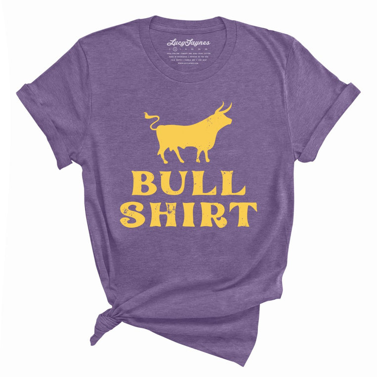 Bull Shirt Graphic Tee - Heather Team Purple