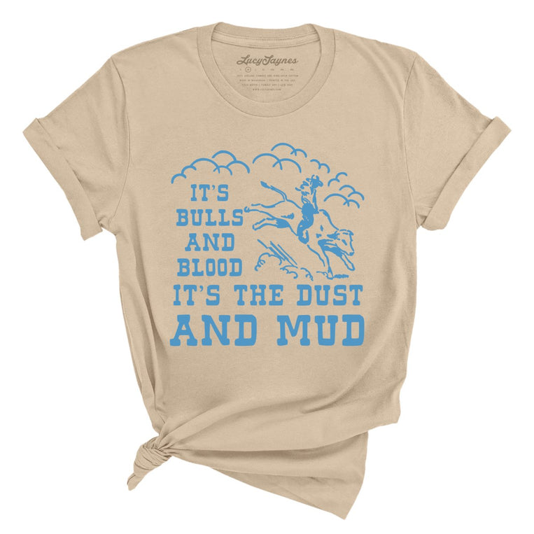 Bulls And Blood Graphic Tee - Tan