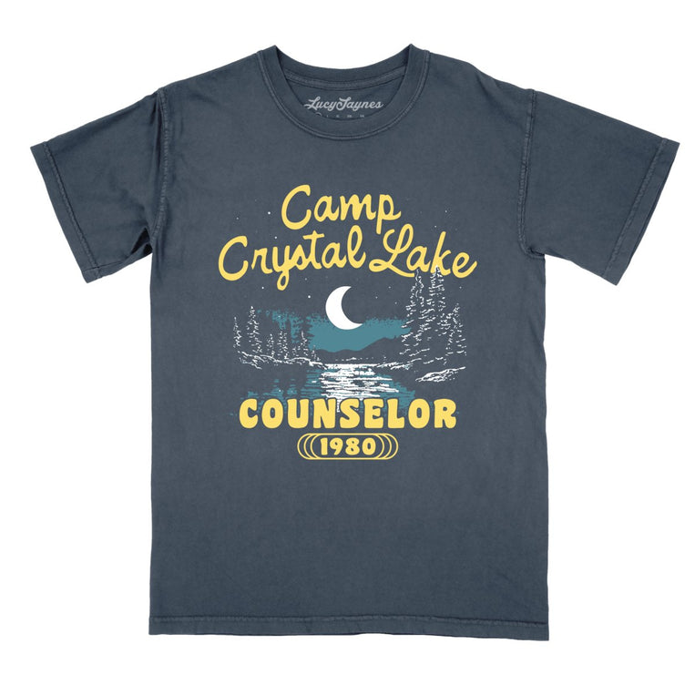 Camp Crystal Lake Counselor Comfort Colors Graphic Tee