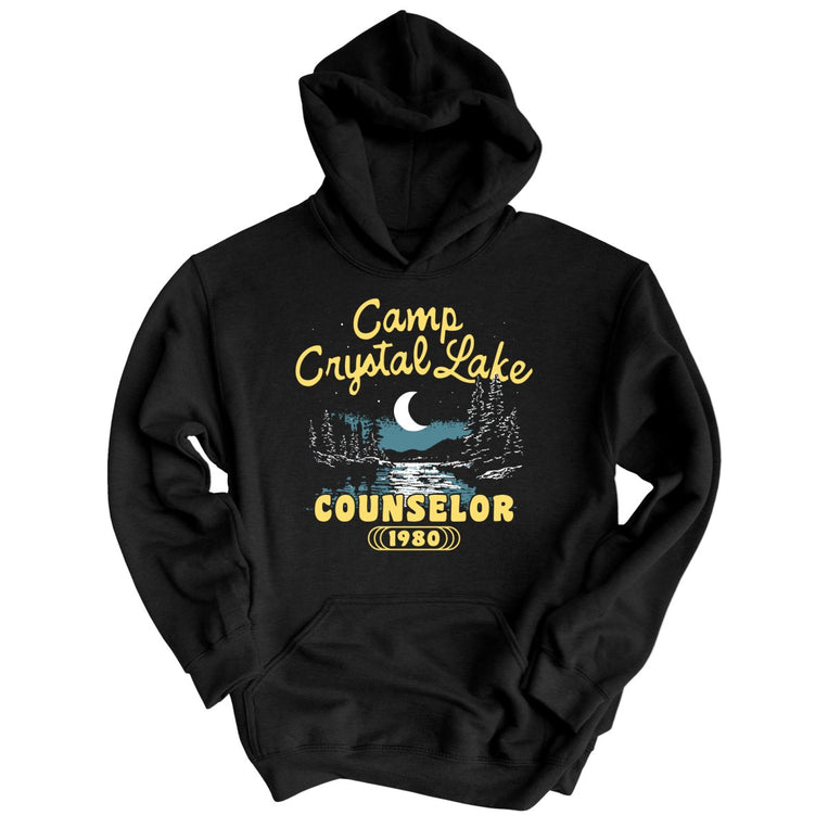Camp Crystal Lake Counselor Graphic Hoodie - Black