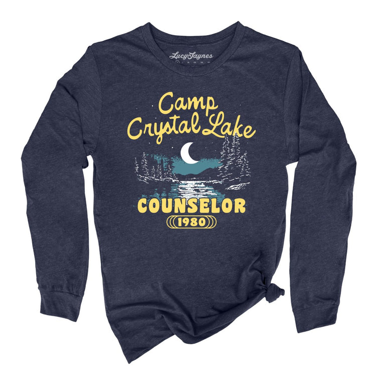 Camp Crystal Lake Counselor Graphic Long Sleeve Tee