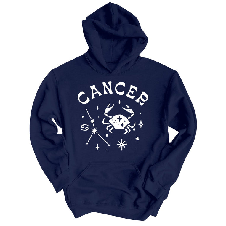 Cancer Graphic Hoodie - Navy