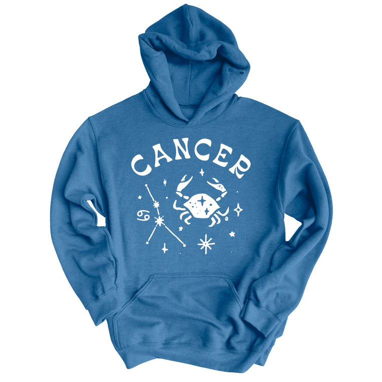 Cancer Graphic Hoodie - Indigo Blue