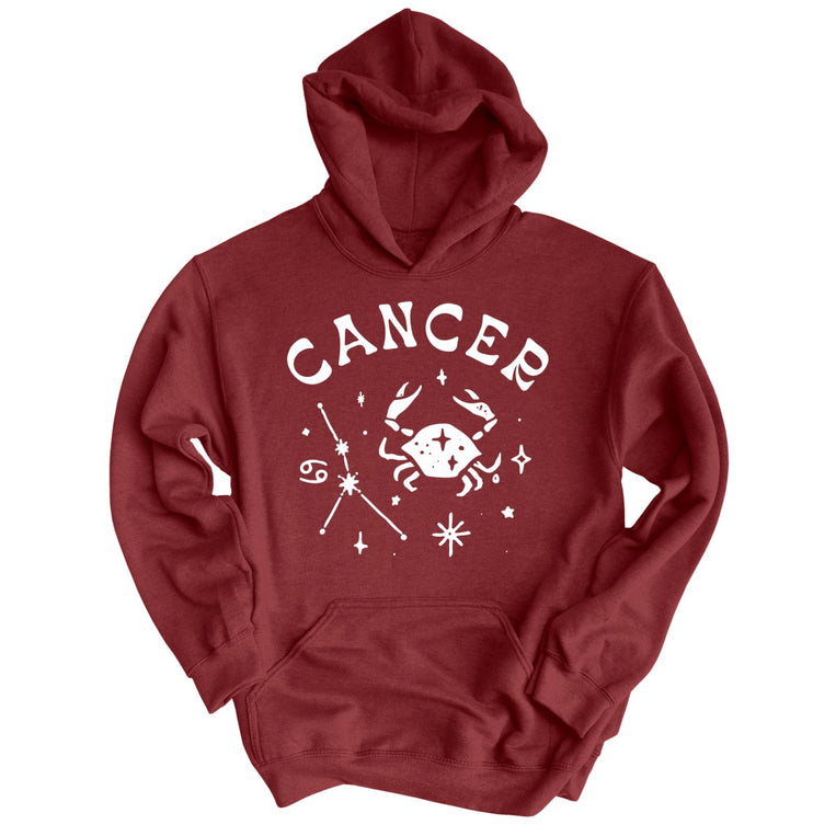Cancer Graphic Hoodie - Maroon