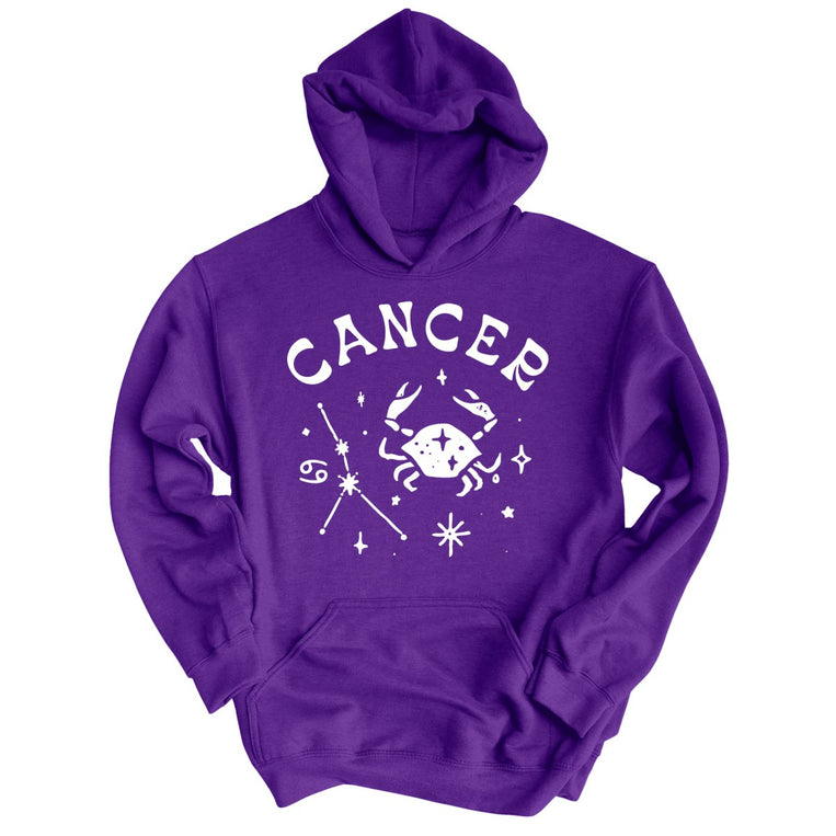 Cancer Graphic Hoodie - Purple